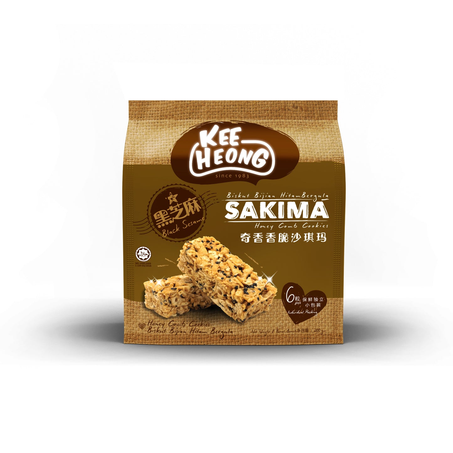 Honeycomb Cookies Black Sesame 黑芝麻味 200gm